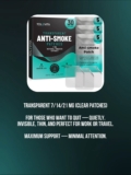 TOLEVIA – Anti-Smoke Herbal Patches Transparent, Quit Smoking Aid to Reduce Cravings, 30 Patches