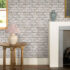 Commomy Decor – 3D Whitewash Faux Brick Peel and Stick Wall Tile
