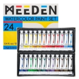 Meedenart – MEEDEN Watercolor Paint Set, 24 Tubes, 12ml / 0.41 oz