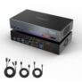 TESmart – Dual 4K60Hz Thunderbolt™ 4 KVM Dock for 1 Laptop & 1 Desktop – EDID, Gaming & Hybrid WFH